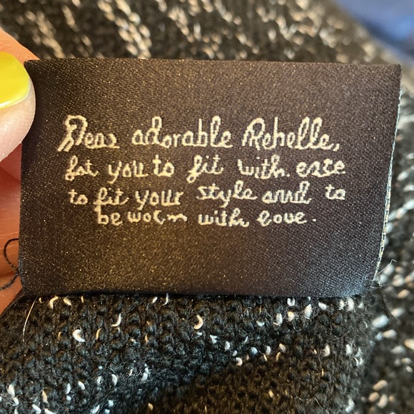 Maison Scotch Faux Leather Trim Woven Long Sleeved Top - Picture 10 of 10